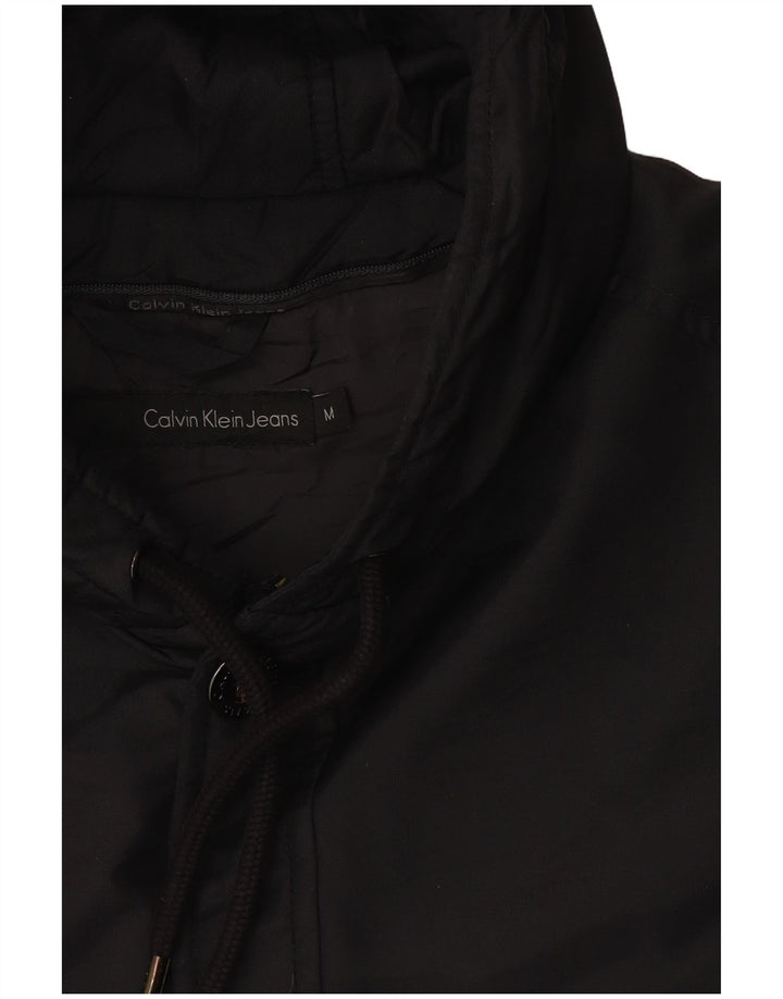 Calvin Klein Herren-Jacke mit Kapuze, gepolstert, UK 38, mittelschwarz