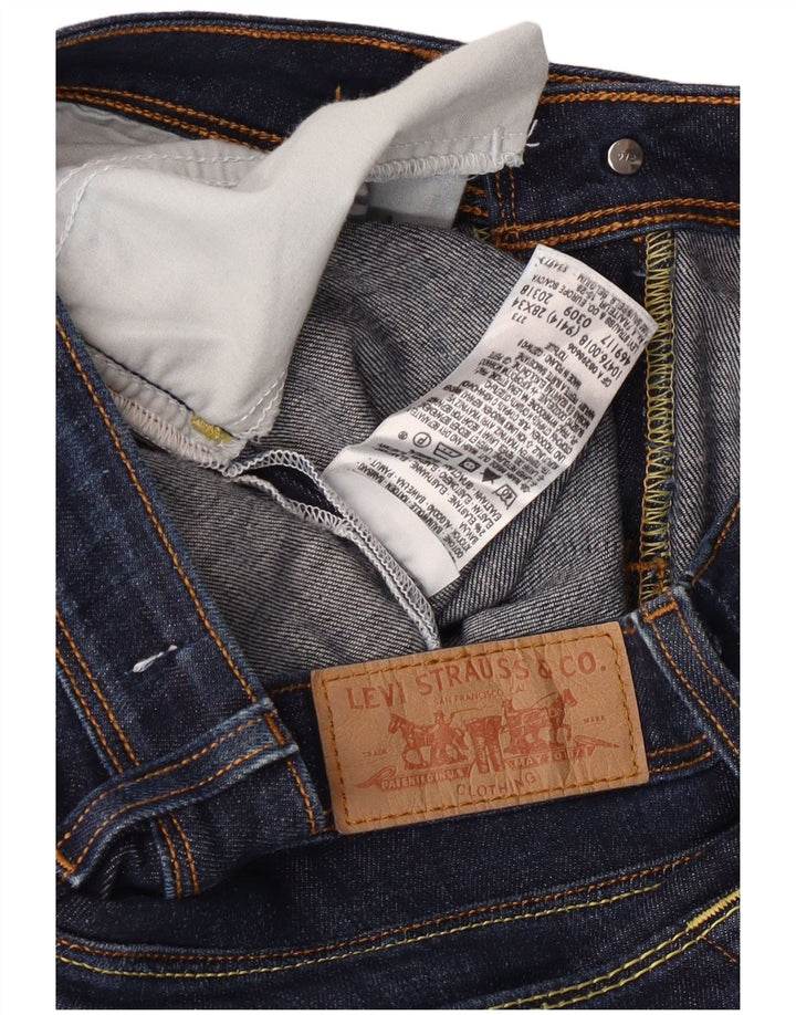 Levi's Damen 476 Slim Bootcut Jeans W28 L31 Marineblaue Baumwolle