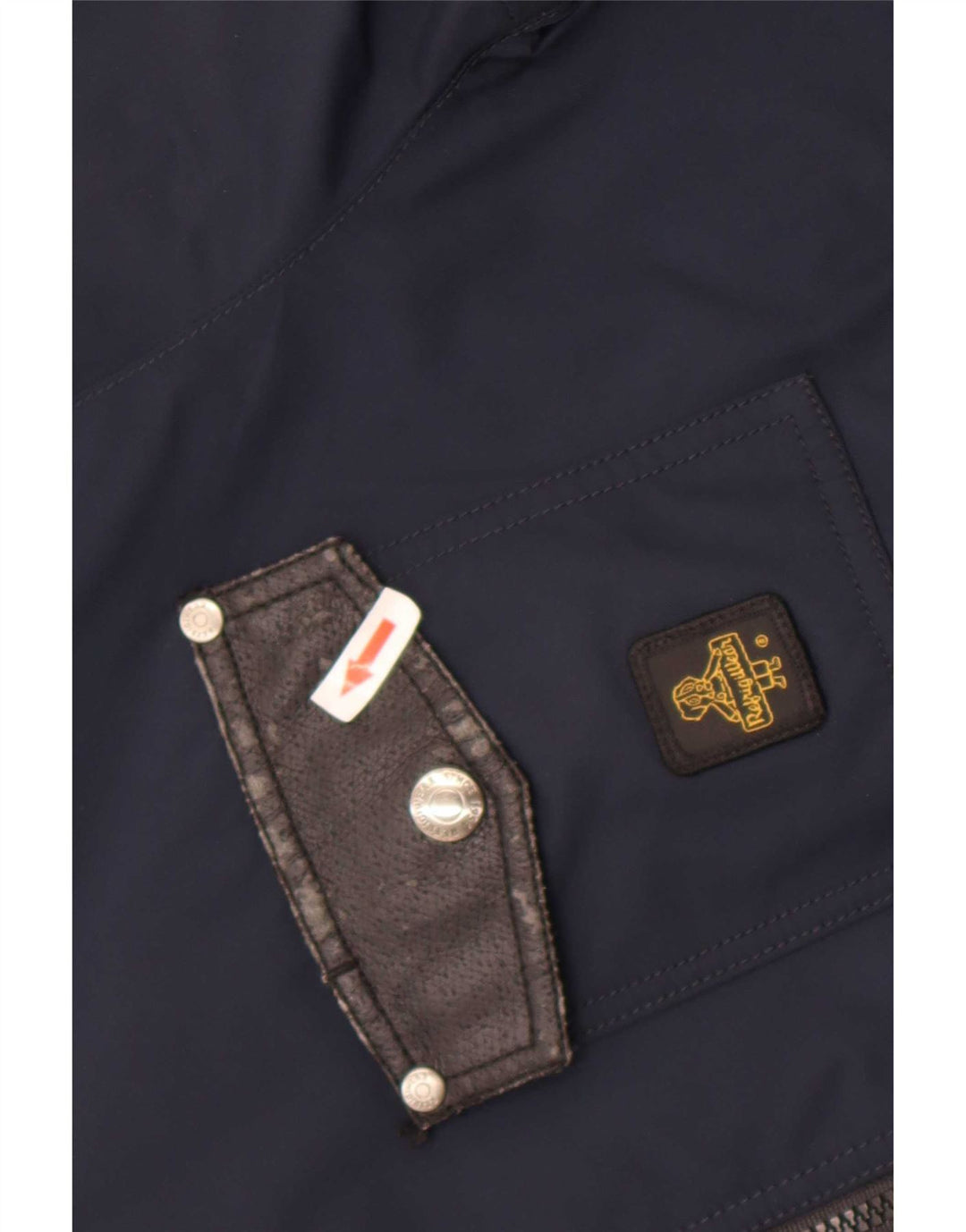 Refrigiwear Herren-Regenjacke IT 48 Medium Navy Blue Colourblock Nylon