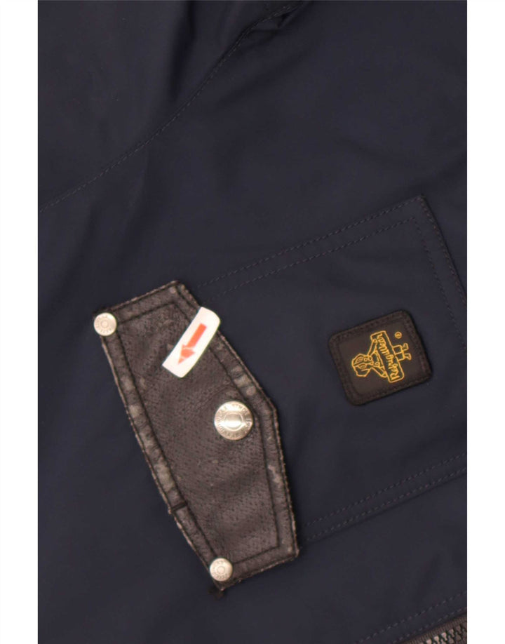 Refrigiwear Herren-Regenjacke IT 48 Medium Navy Blue Colourblock Nylon