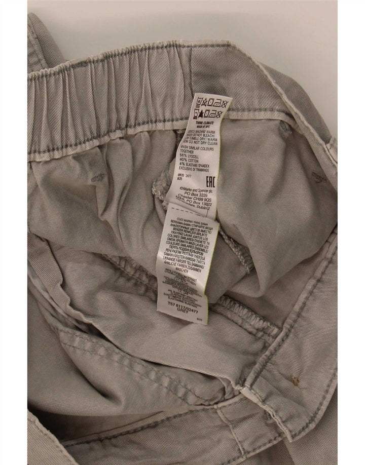 Marks & Spencer Damen Jogger-Cargohose UK 8 Small W26 L25 Grau