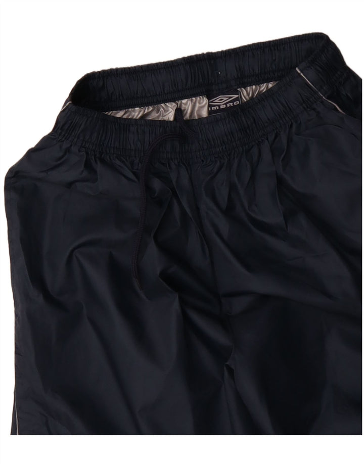 UMBRO Herren-Trainingshose mit Grafik, mittelmarineblaues Nylon