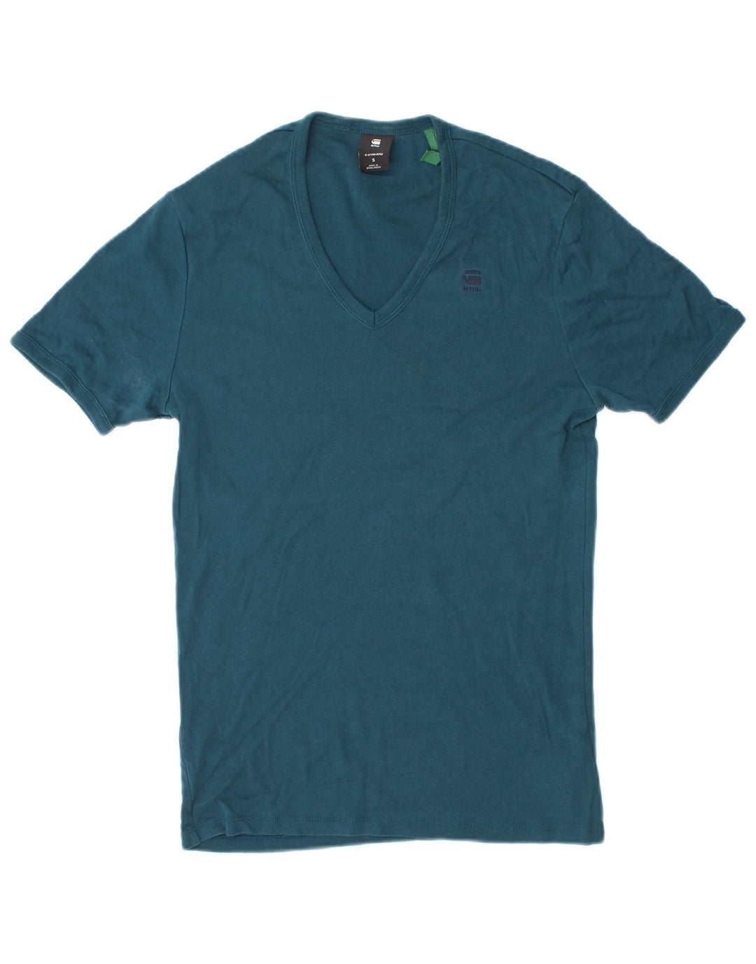 G-Star Herren T-Shirt Top Small Blau Baumwolle