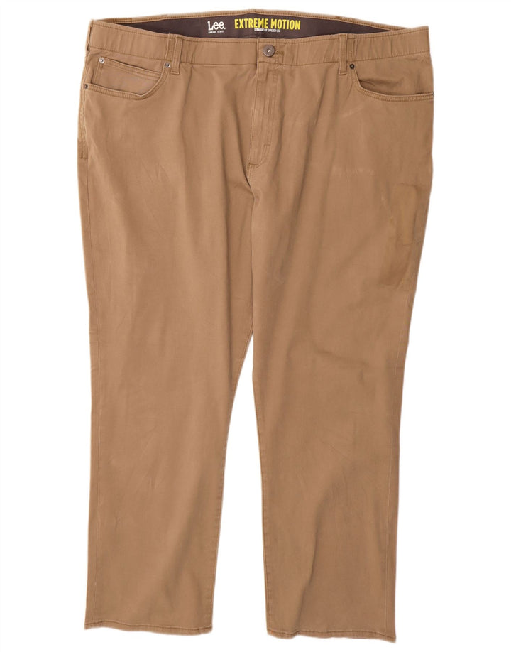 LEE Herren Extreme Motion Straight Tapered Freizeithose W48 L30 Beige
