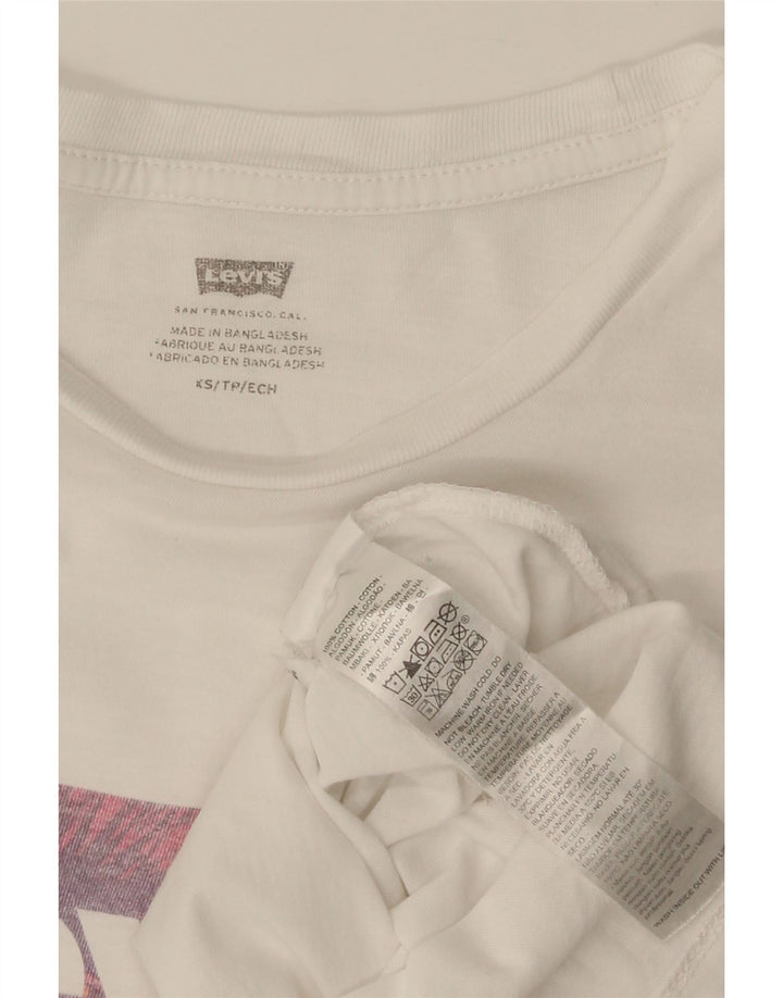Levi's Herren-T-Shirt mit Grafik, XS, weiße Baumwolle