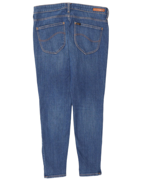 Lee Damen Scarlett verkürzte Jeans W30 L25 Blaue Baumwolle