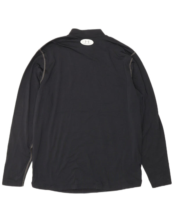 UNDER ARMOUR Herren Cold Gear Top Langarm Large Schwarz Polyester