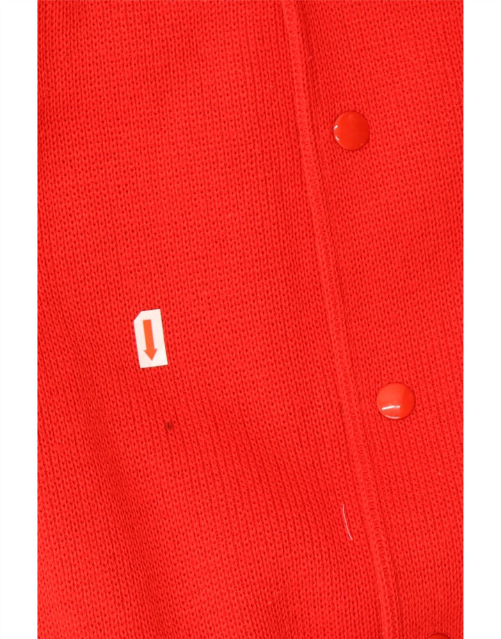 Navigare Herren-Strickjacke IT 48/50 Mittelrote Wolle
