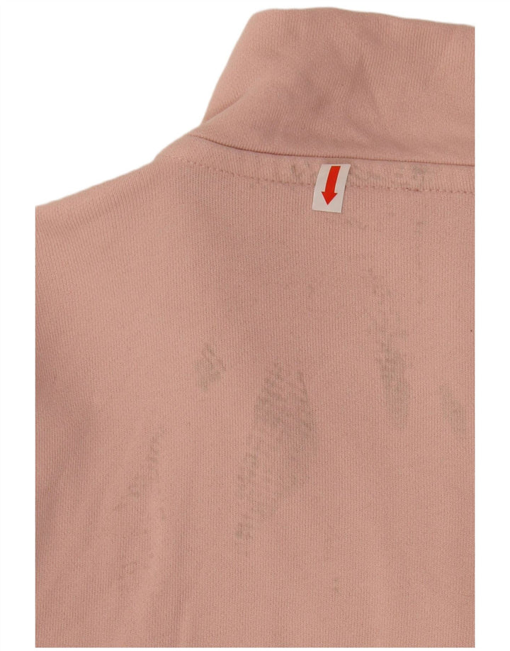 PHASE EIGHT Übergroßer Damen-Sweatshirtpullover mit Reißverschluss, UK 12, Mittelrosa