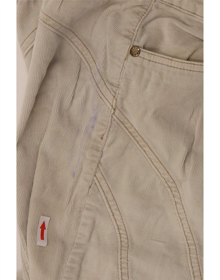 Fishbone Damen Flare-Cordhose W27 L32 Beige