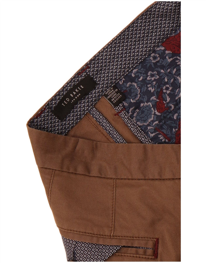 Gerade Chino-Hose für Herren von Ted Baker, W38, L32, Braun
