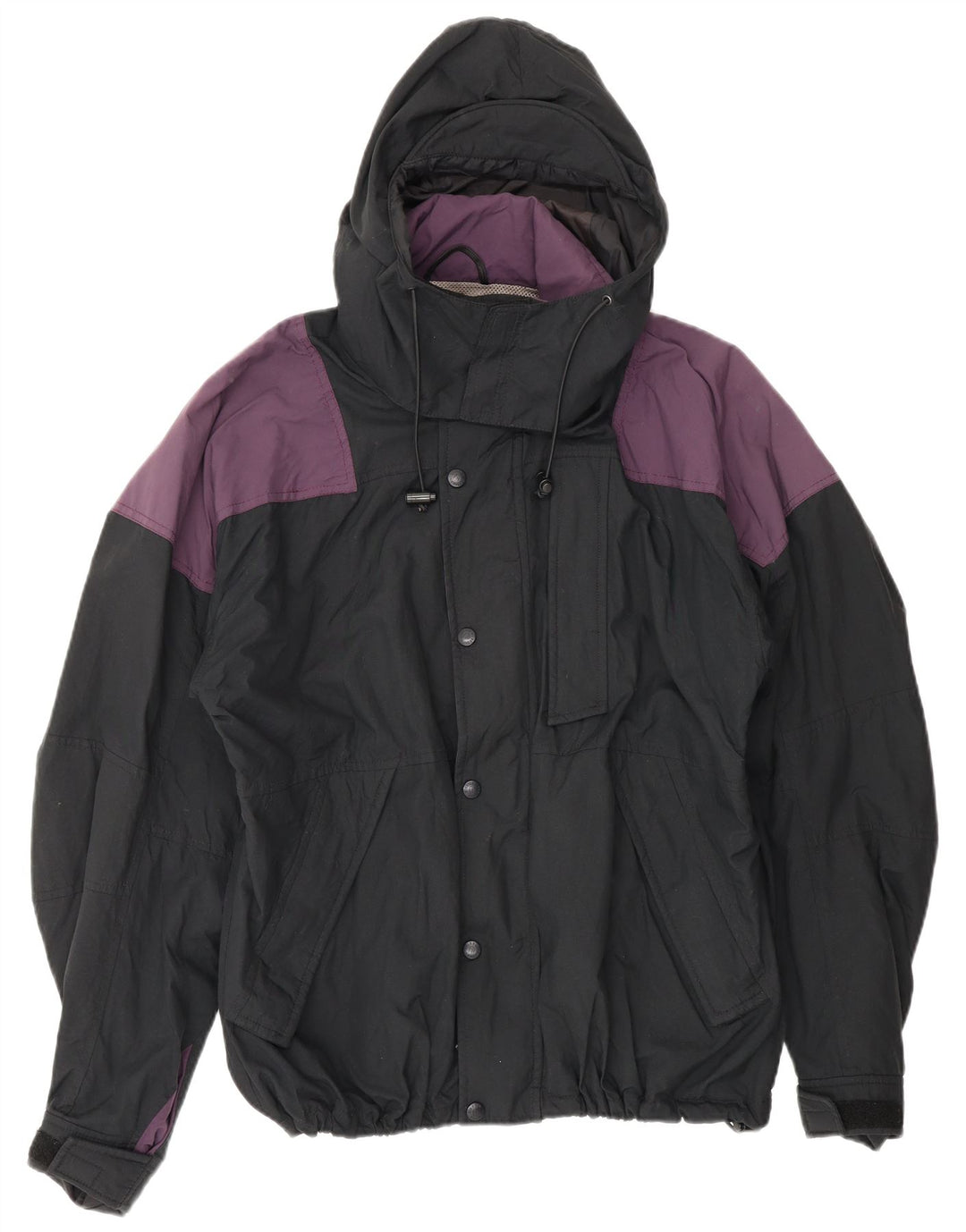 Sierra Designs Herren-Windbreaker-Jacke, UK 38, Mittelschwarz, Farbblock