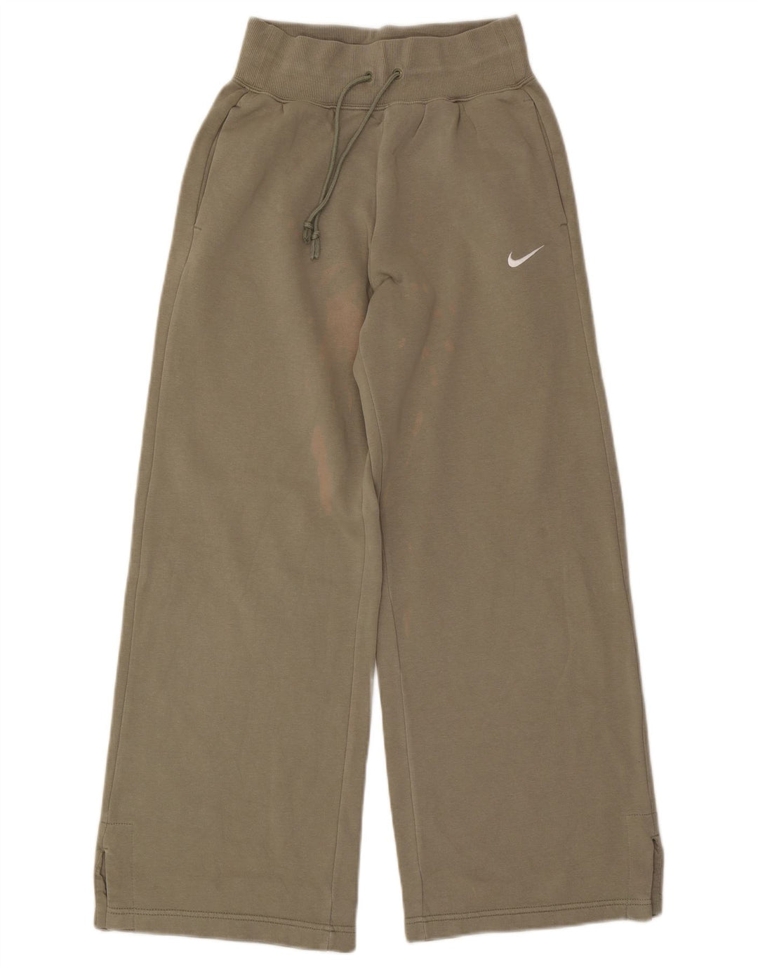 Nike Damen-Trainingshose, UK-Größe 10, Größe S, Khaki, Baumwolle