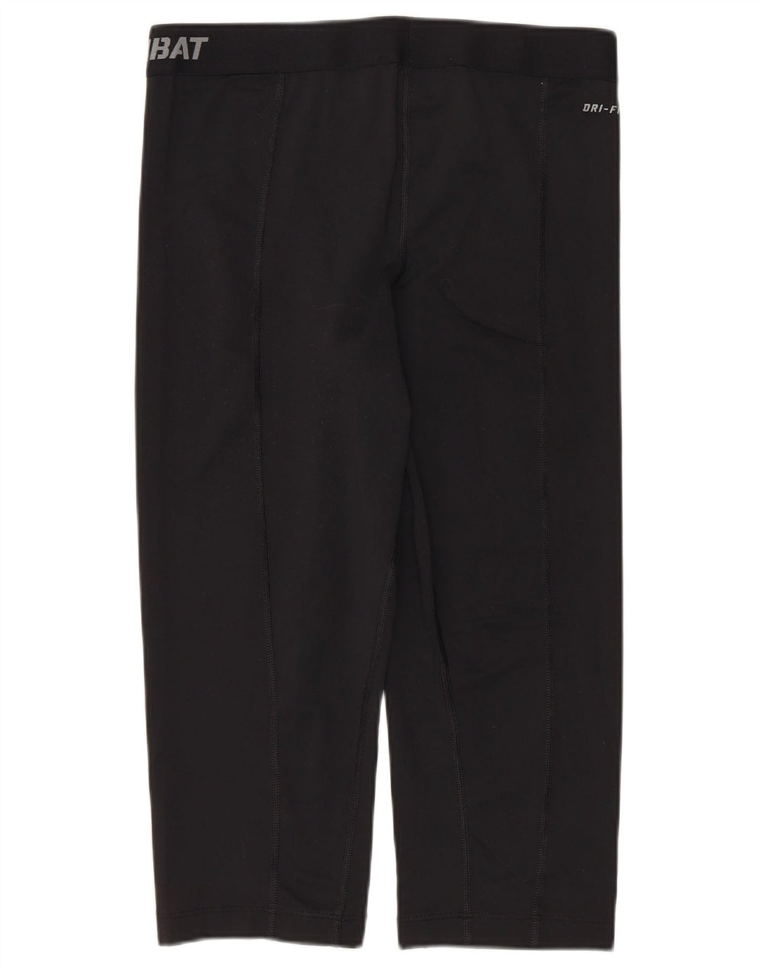Nike Damen Dri Fit Graphic Capri Leggings UK 12 Medium Schwarz