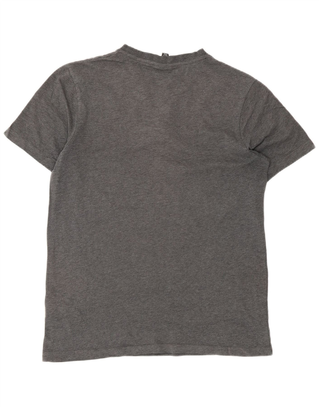 Ellesse Herren-T-Shirt-Oberteil aus mittelgrauer Baumwolle