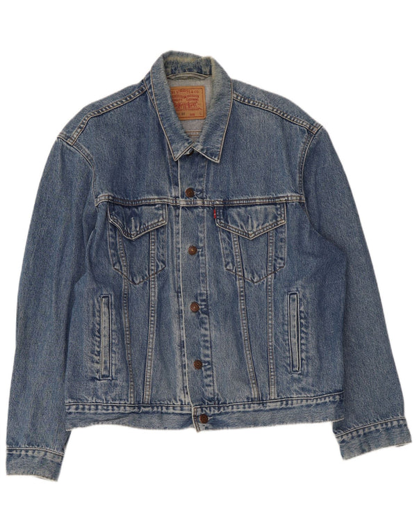 Levi's Herren Jeansjacke UK 40 Large Blau