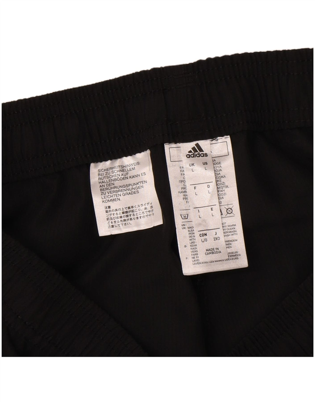 Adidas Herren Aeroready Trainingshose, groß, aus schwarzem Polyester