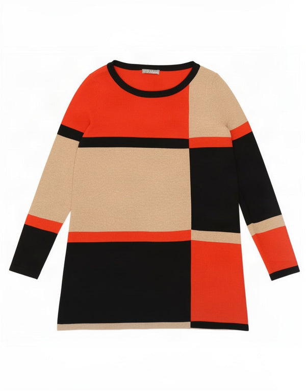 Marks & Spencer Damen-Pullover mit Rundhalsausschnitt, Gr. 14, mittelorange