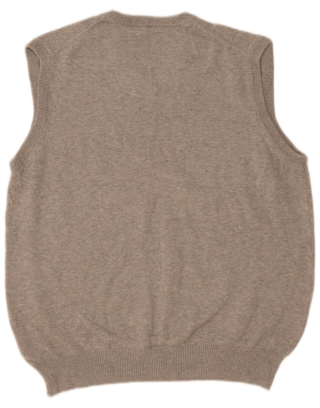 Marks & Spencer Herren-Tanktop „Harbor“ aus blauer Baumwolle, groß, grau gesprenkelt