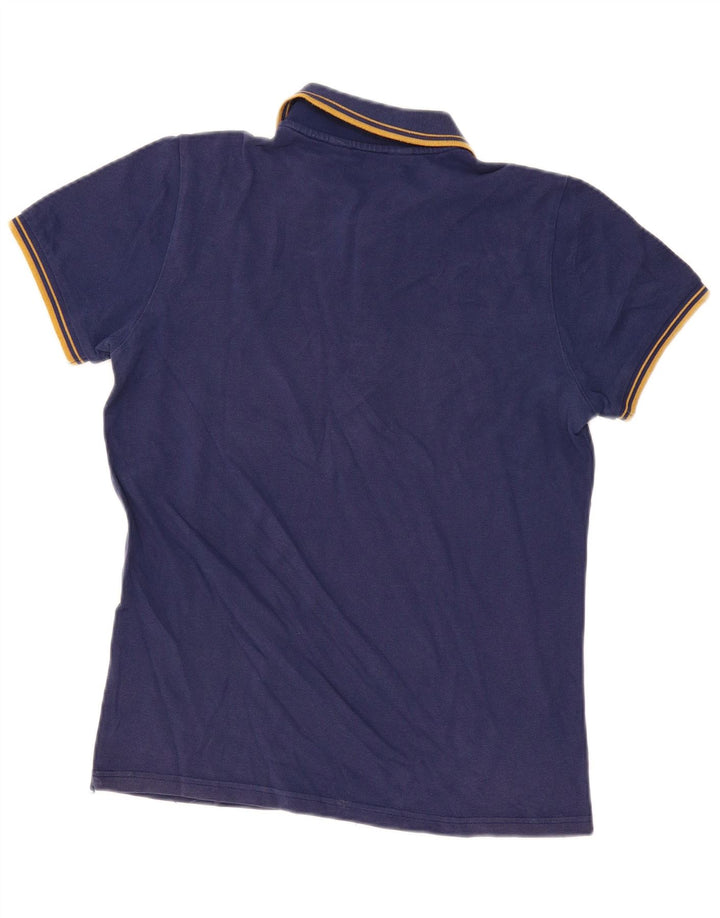 Kappa Herren-Poloshirt, mittelmarineblaue Baumwolle