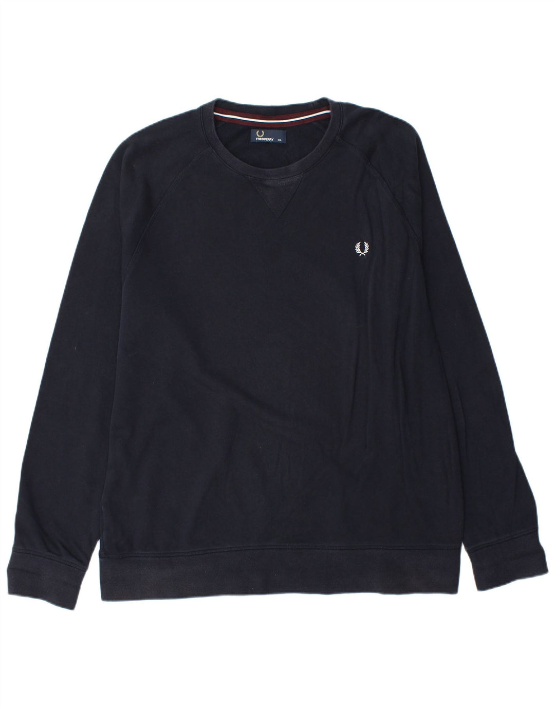 Fred Perry Herren Sweatshirt Pullover 2XL Marineblau Baumwolle