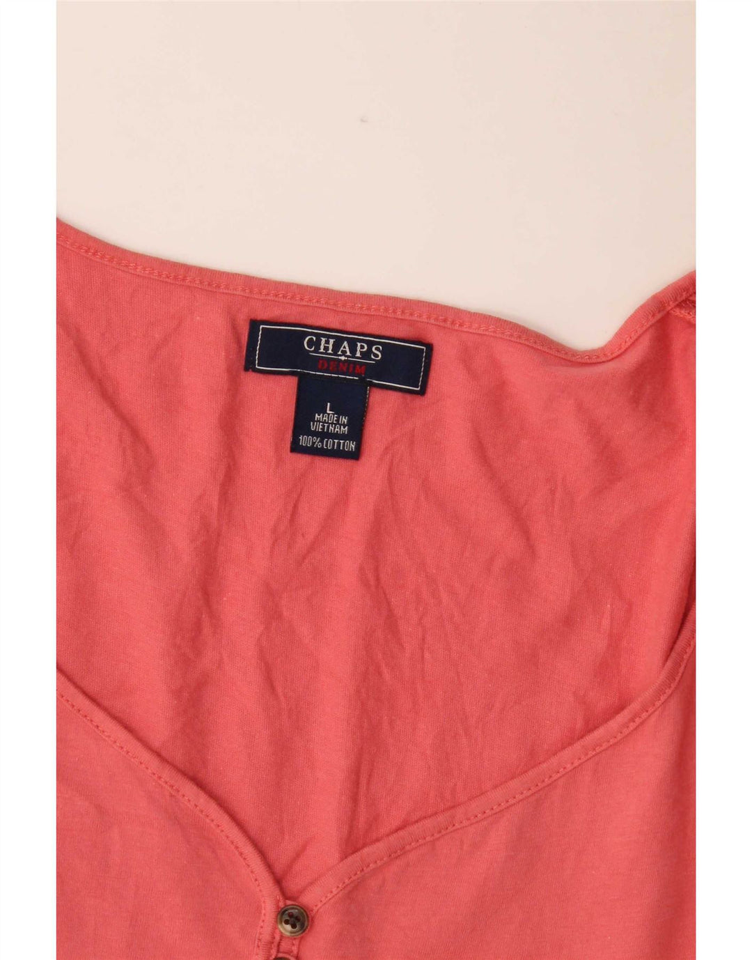 Chaps Damen-Blusenoberteil, UK-Größe 44, Größe L, Rosa, Baumwolle