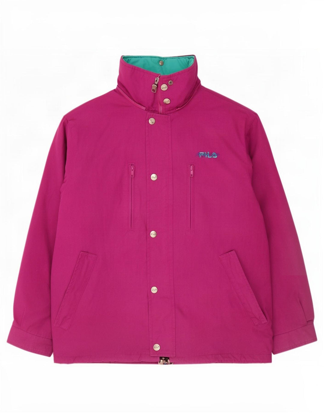 Fila Gepolsterte Skijacke für Mädchen, 13–14 Jahre, lila, Polyester