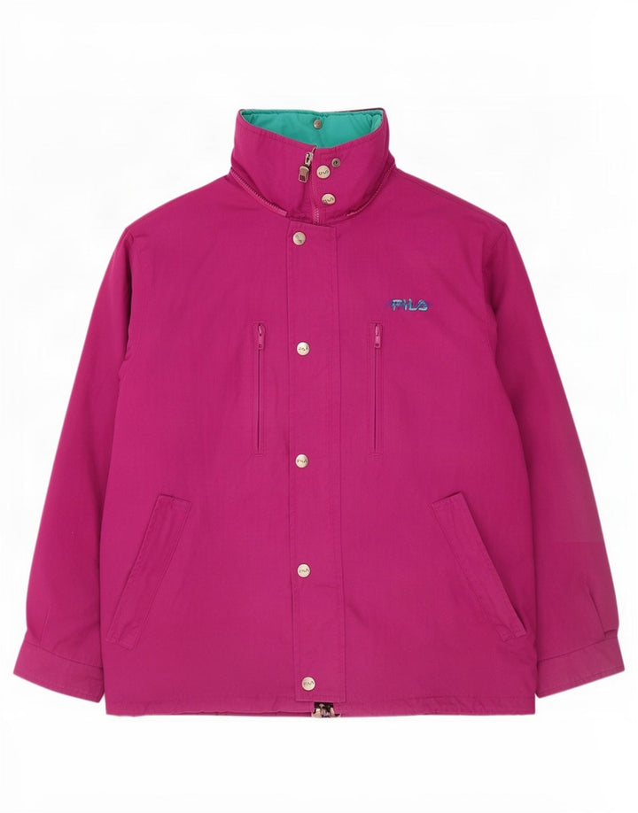 Fila Gepolsterte Skijacke für Mädchen, 13–14 Jahre, lila, Polyester