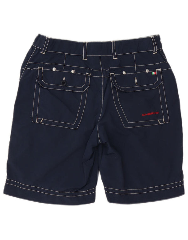 CHERVO Cargo-Shorts für Jungen, 11–12 Jahre, Größe L, W26, Marineblau, Polyamid