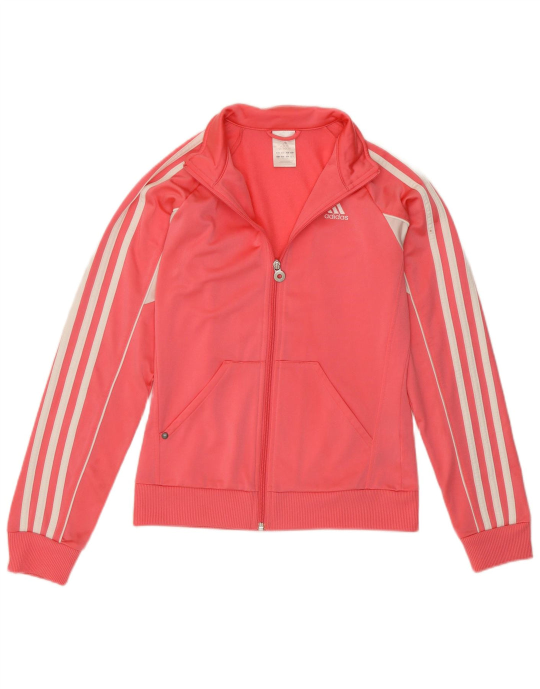 Adidas Damen Trainingsanzug Top Jacke UK 10 Small Rosa Polyester