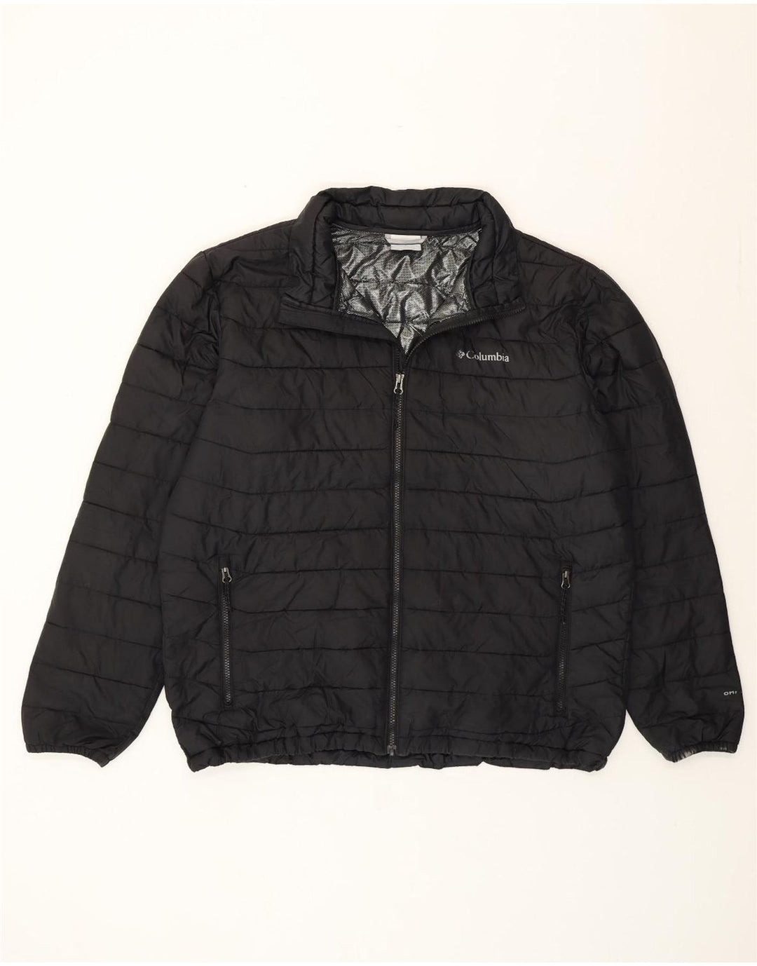 Columbia Herren Wattierte Jacke UK 42 XL Schwarz Polyester