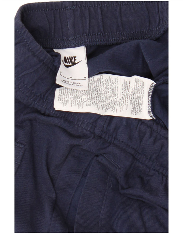 Puma Herren-Sportshorts aus mittelblauer, marineblauer Baumwolle