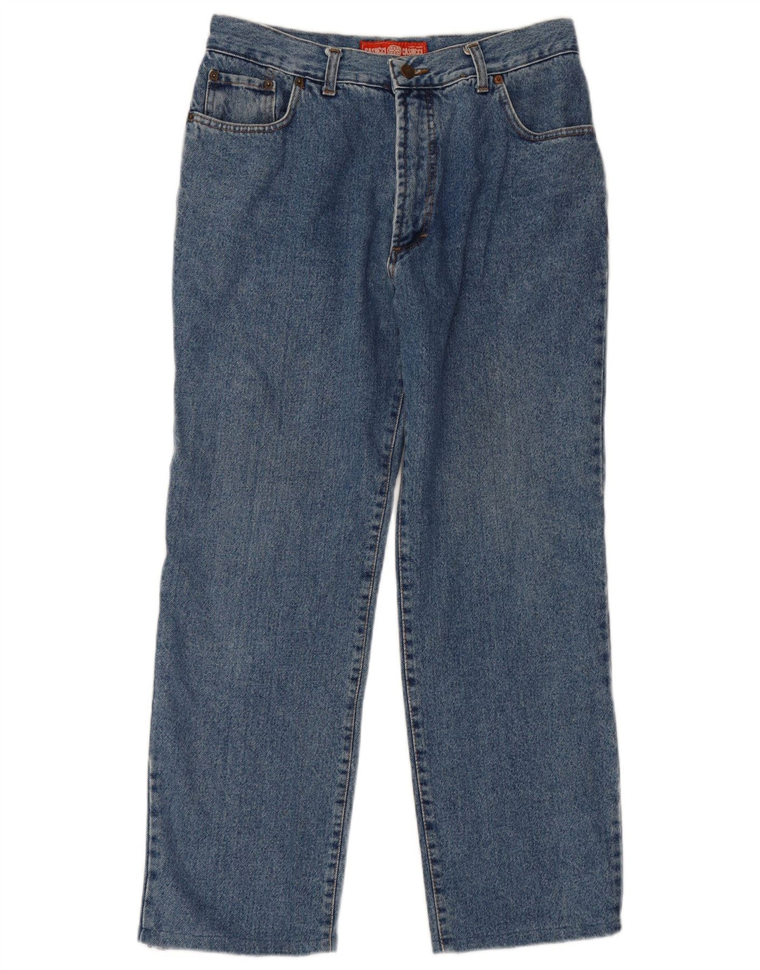 Casucci Herren Straight Jeans W32 L25 Blaues Polyester
