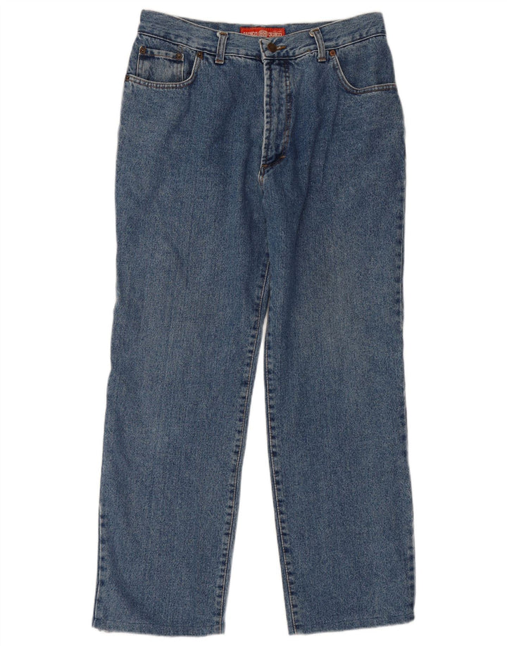 Casucci Herren Straight Jeans W32 L25 Blaues Polyester