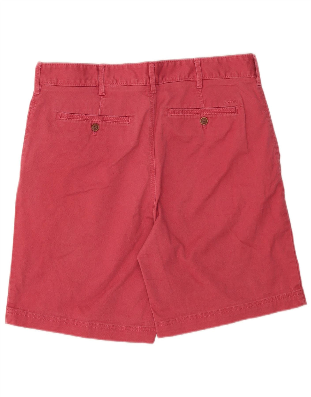 Izod Herren Salt Water Chino Shorts W34 Große rosa Baumwolle