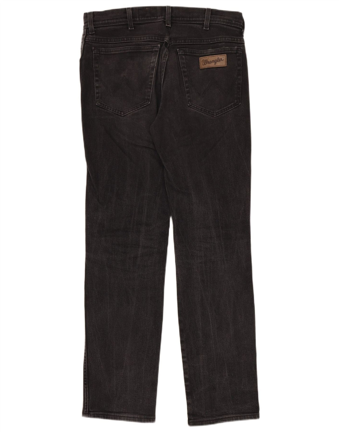 Wrangler Herren Texas Straight Jeans W33 L32 Schwarze Baumwolle