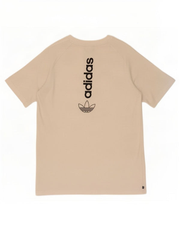 Adidas Mens Graphic T-Shirt Top Medium White