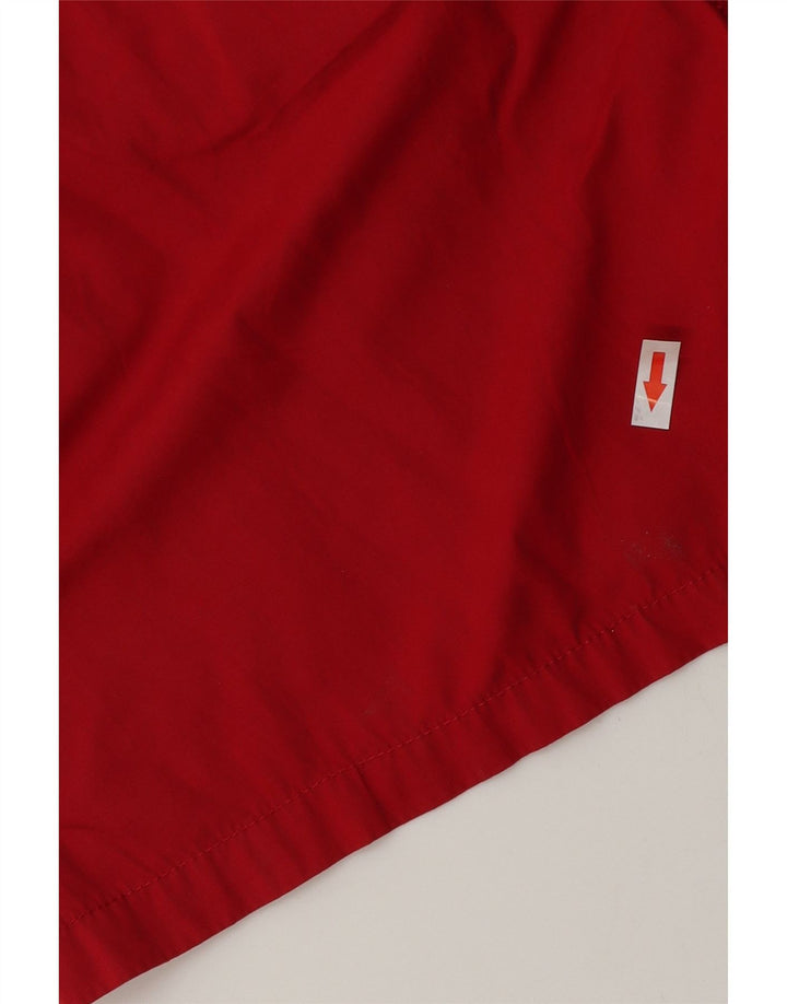 FILA Damen Badeshorts mit Grafik, UK 18, XL, Rot, Polyester