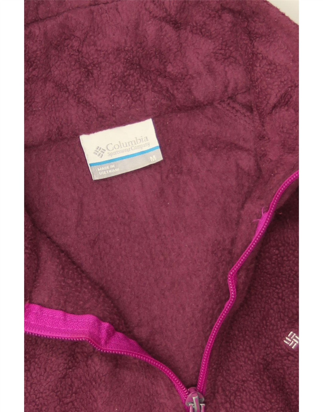 Columbia Damen Fleecejacke UK 14 Medium Burgund Polyester
