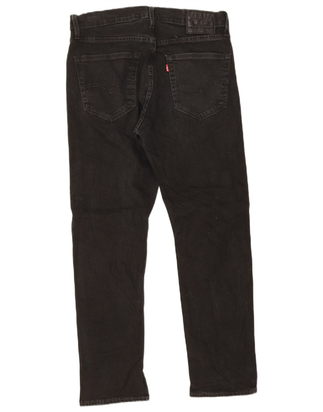 Levi's Damen Straight Jeans W32 L30 Schwarze Baumwolle