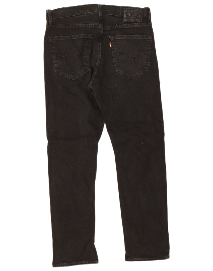 Levi's Damen Straight Jeans W32 L30 Schwarze Baumwolle