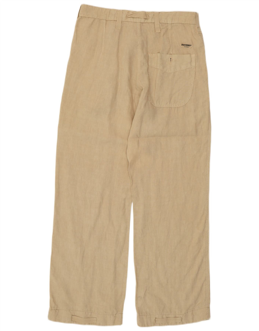 DOCKERS Gerade Chinohose für Herren, W31, L32, beige Baumwolle
