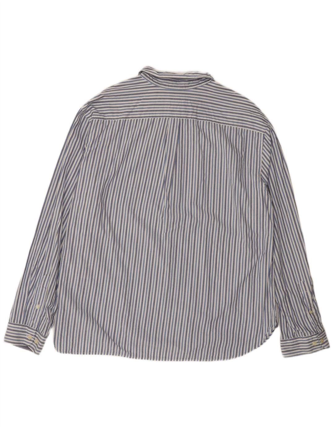 Dockers Herrenhemd 2XL blau gestreift aus Baumwolle