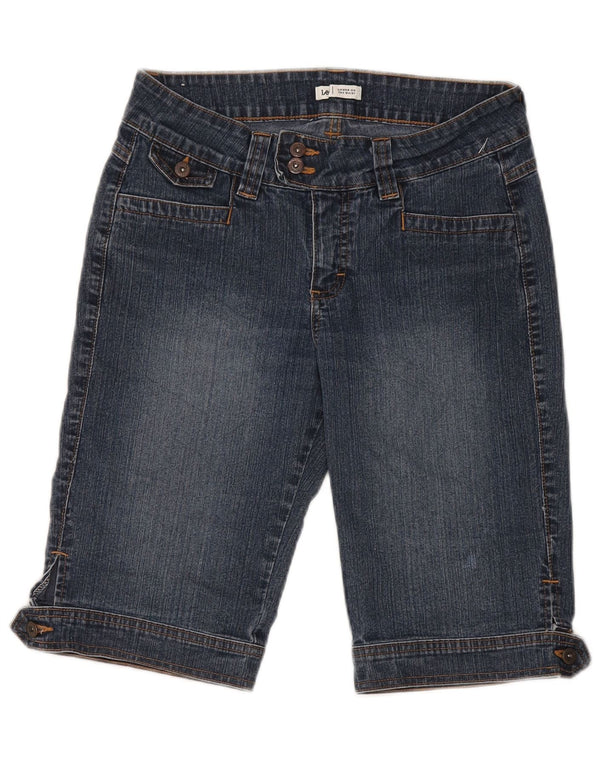 Lee Damen Jeansshorts US 6 Medium W28 Blaue Baumwolle