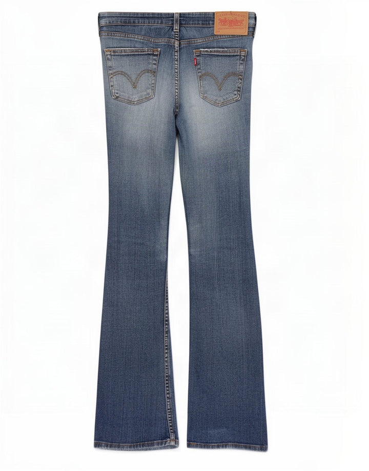 Levi's Damen Flared Jeans US 5 Medium W30 L32 Blaue Baumwolle