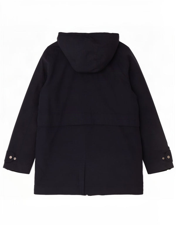 Crew Clothing Damen-Regenjacke mit Kapuze, UK 14, Größe L, Marineblau, Baumwolle