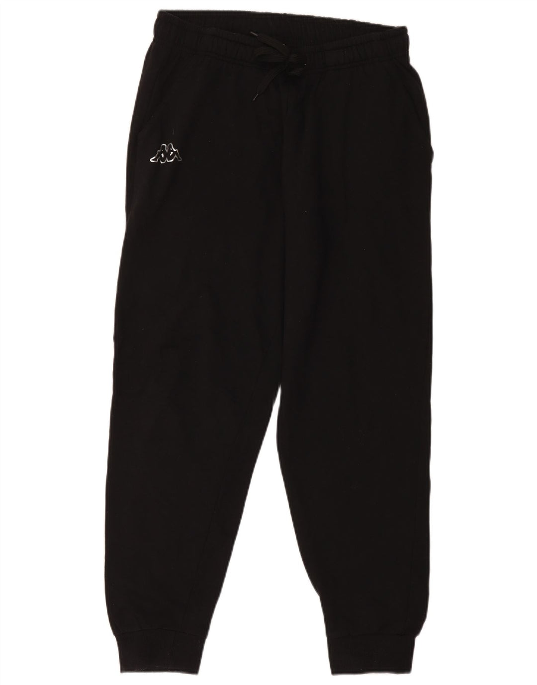 Kappa Herren-Trainingshose, Jogginghose, groß, schwarze Baumwolle