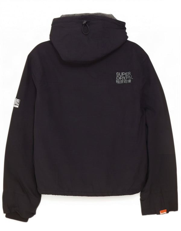 Superdry Herren The Windcheater Graphic Windjacke UK 40 Large Schwarz