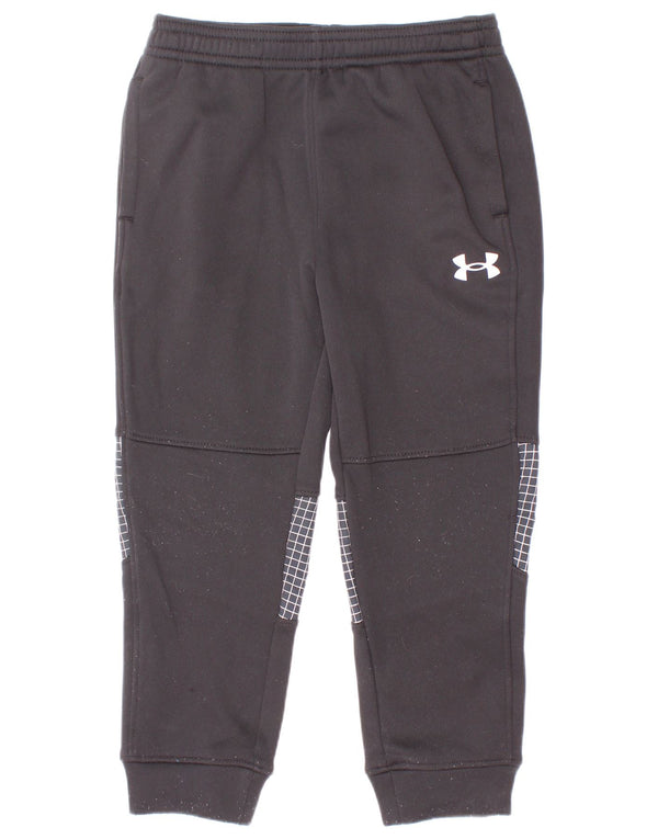 Under Armour Jungen-Trainingshose, Jogginghose, 2–3 Jahre, schwarz kariert