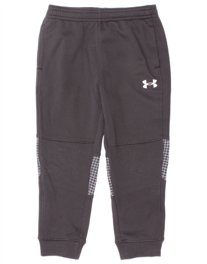Under Armour Jungen-Trainingshose, Jogginghose, 2–3 Jahre, schwarz kariert
